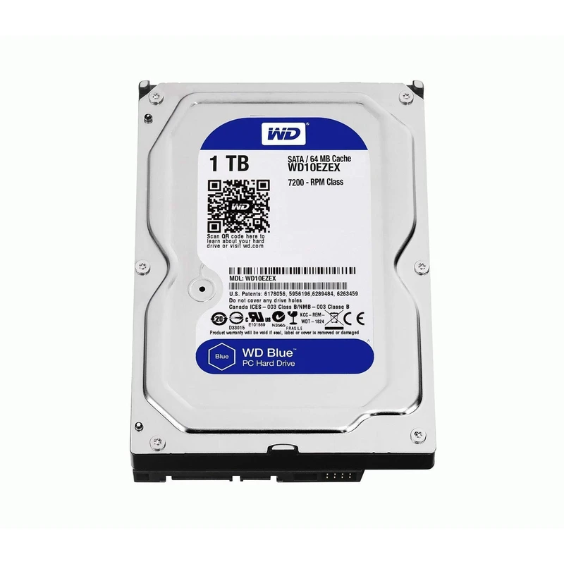 هارد اینترنال ۱ ترا وسترن بلو مدل WD10EZEX
