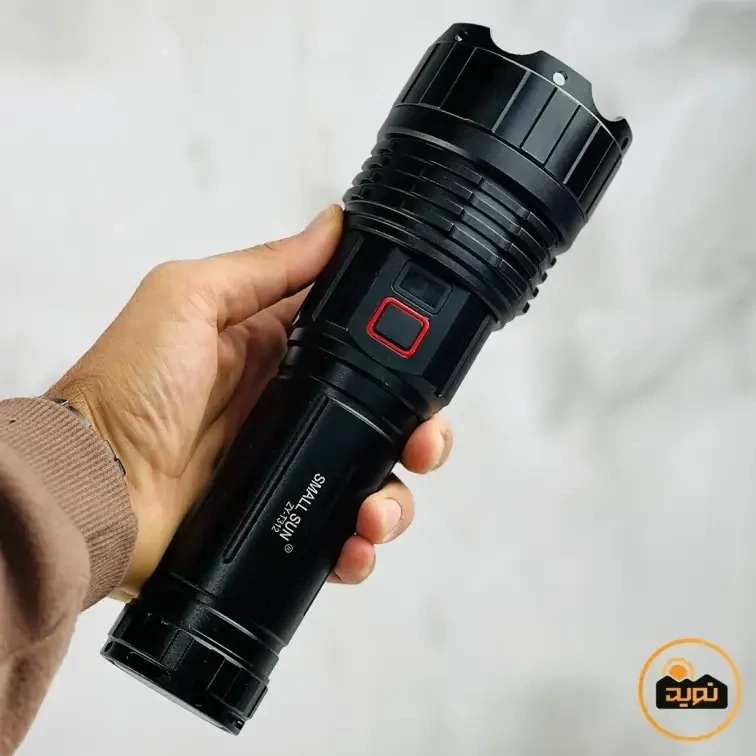 چراغ قوه اسمال سان مدل ZY-T312 با برد 1200 متر، اورجینال (پس کرایه)