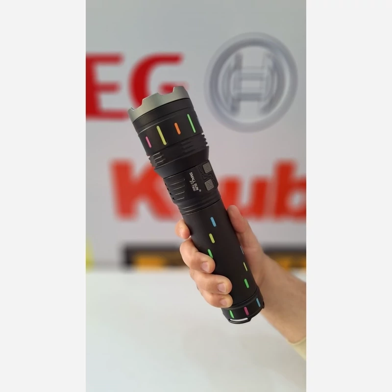 چراغ قوه زوم دار با برد 1000 متر اسمال سان ZY-T800 (پس کرایه)