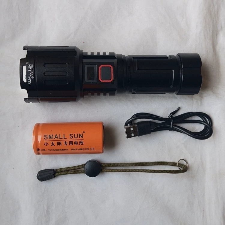 چراغ قوه زوم دار اسمال سان مدل ZY-T290+ویدئو تست (پس کرایه)