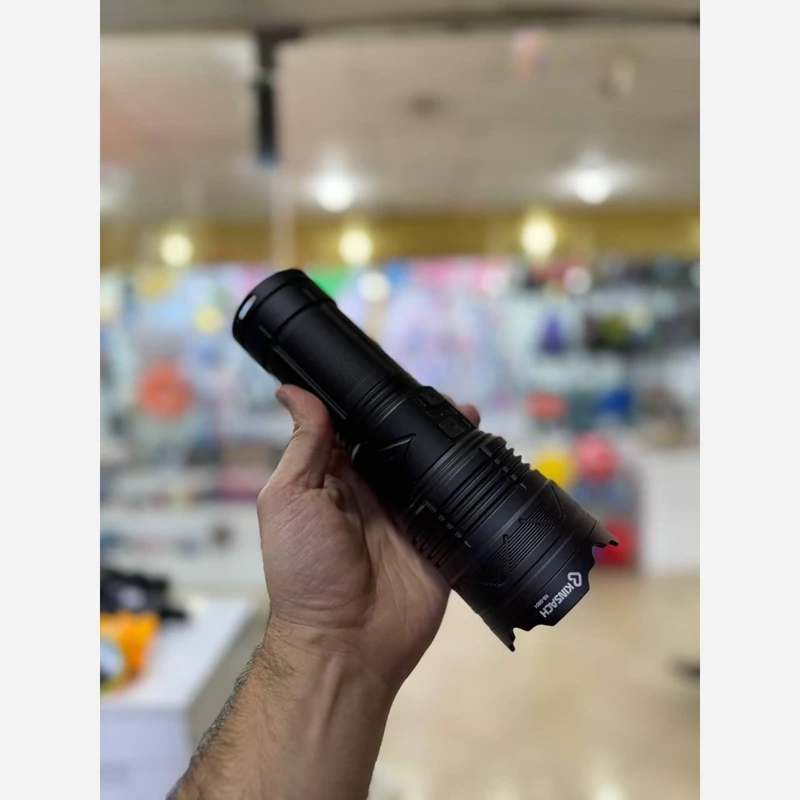 چراغ قوه زوم دار با برد 900 متر کینساچ G501 (پس کرایه)