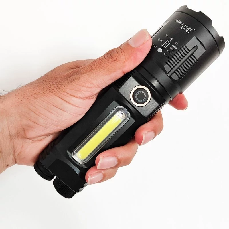 چراغ قوه زوم دار اسمال سان ZY-X3 (پس کرایه)