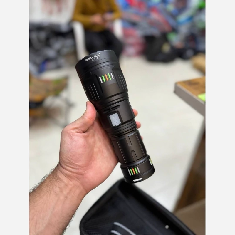 چراغ قوه با برد 800 متر اسمال سان T601 (پس کرایه)
