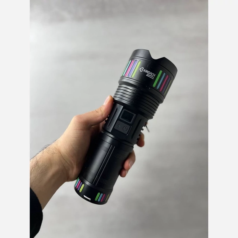 چراغ قوه پلیسی با برد 1000 متر کینساچ مدل G601pro (پس کرایه)