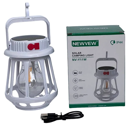 چراغ کمپینگ شارژی و خورشیدی NEWVEW مدل NV-Y11W