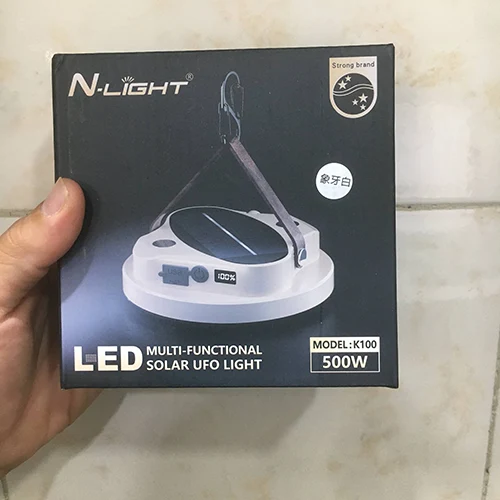 چراغ شارژی خورشیدی 500 وات N-LIGHT K100