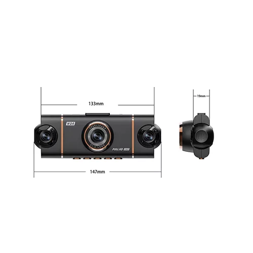 دوربین ثبت وقایع 4 لنزه وای فای دار WiFi بلک باکس مدل Vehicle Blackbox DVR