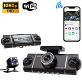 دوربین ثبت وقایع 4 لنزه وای فای دار WiFi بلک باکس مدل Vehicle Blackbox DVR