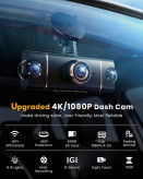 دوربین ثبت وقایع 4 لنزه وای فای دار WiFi بلک باکس مدل Vehicle Blackbox DVR