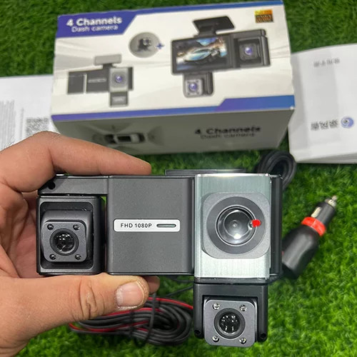 دوربین ثبت وقایع 4 لنزه وای فای دار Black Box مدل 4channels Dash Camera