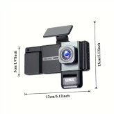 دوربین ثبت وقایع 4 لنزه وای فای دار Black Box مدل 4channels Dash Camera