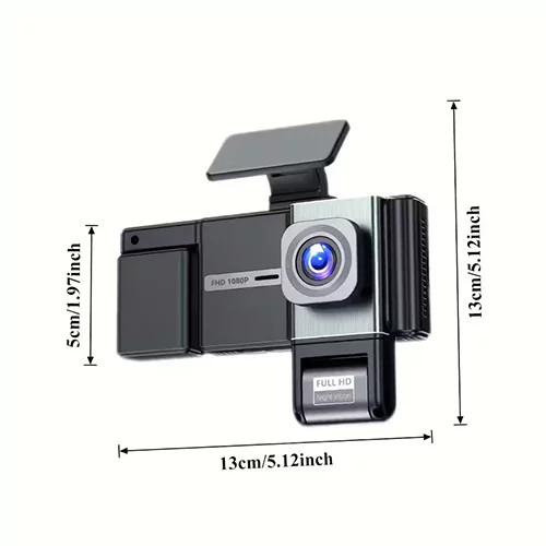دوربین ثبت وقایع 4 لنزه وای فای دار Black Box مدل 4channels Dash Camera
