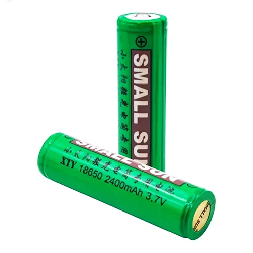 باتری لیتیوم یون سبز اسمال سان مدل 18650 ظرفیت 2400 میلی آمپر