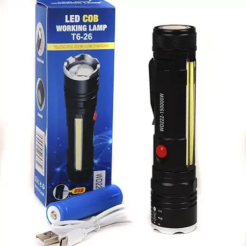 چراغ قوه جیبی زوم دار اسمال سان مدل T6-26