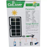 شارژر خورشیدی سی سی لمپ مدل CL-680 ظرفیت 8 وات