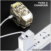 چراغ پیشانی و هدلایت شارژی اسمال سان مدل HX-815S