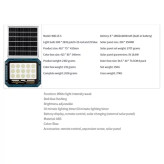 پروژکتور خورشیدی 800 وات ریموت دار مدل W8115-5