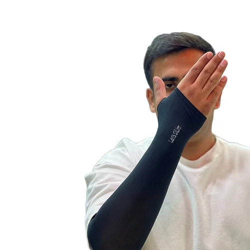 ساق دست ورزشی فینگردار Let's Slim