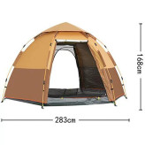 چادر شش ضلعی اتوماتیک 6 نفره سایهبانشو