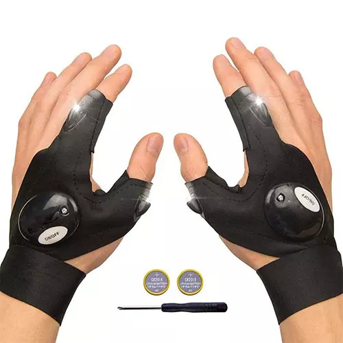دستکش چراغ دار گلولایت LED Glove Light