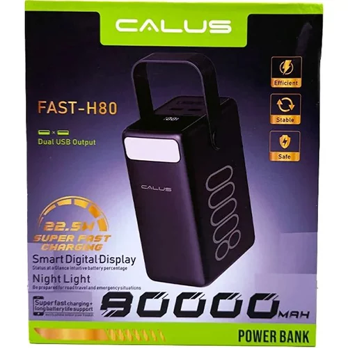 پاوربانک کالوس 80000 میلیآمپر ساعت مدل FAST-H80