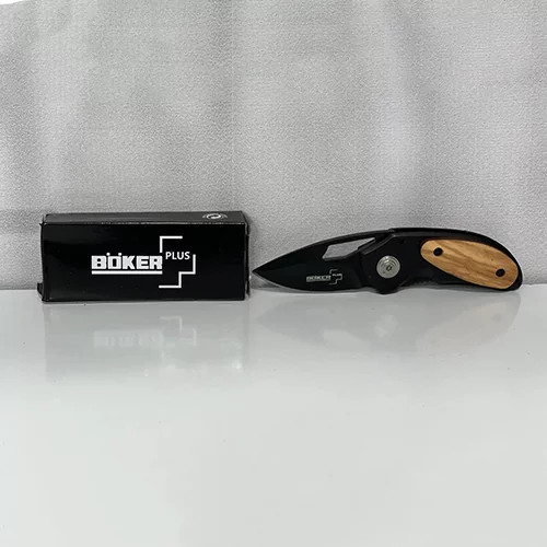 چاقوی بوکر دسته چوبی مدل پلاس BOKER Plus