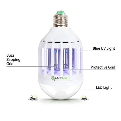 لامپ حشره کش برقی زپ لایت 60 وات مدل Zapp Light ELH-001