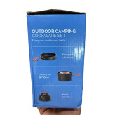 ست ظروف کوهنوردی 3 تکه Outdoor Camping Cookware Set