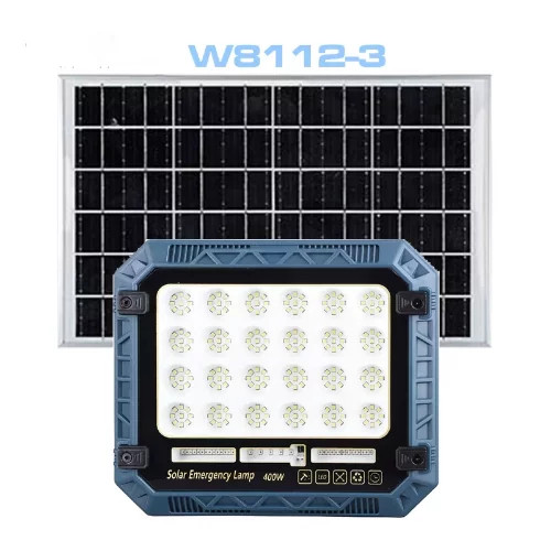 پروژکتور خورشیدی ریموتدار 400 وات مدل W8112-3
