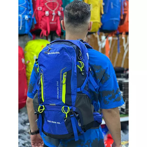 کوله پشتی کوهنوردی 50 لیتری کلمبیا مدل الکترون ا Columbia 50 liter backpack