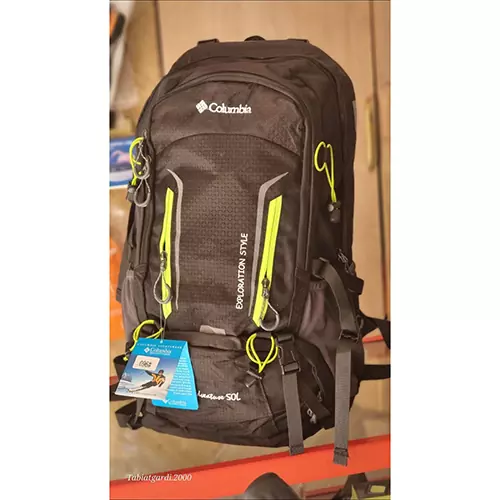 کوله پشتی کوهنوردی 50 لیتری کلمبیا مدل الکترون ا Columbia 50 liter backpack