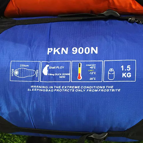 کیسه خواب پر اردک کله گاوی مدل PKN 900N