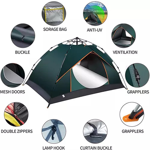 چادر مسافرتی اتوماتیک 4 نفره tent 4