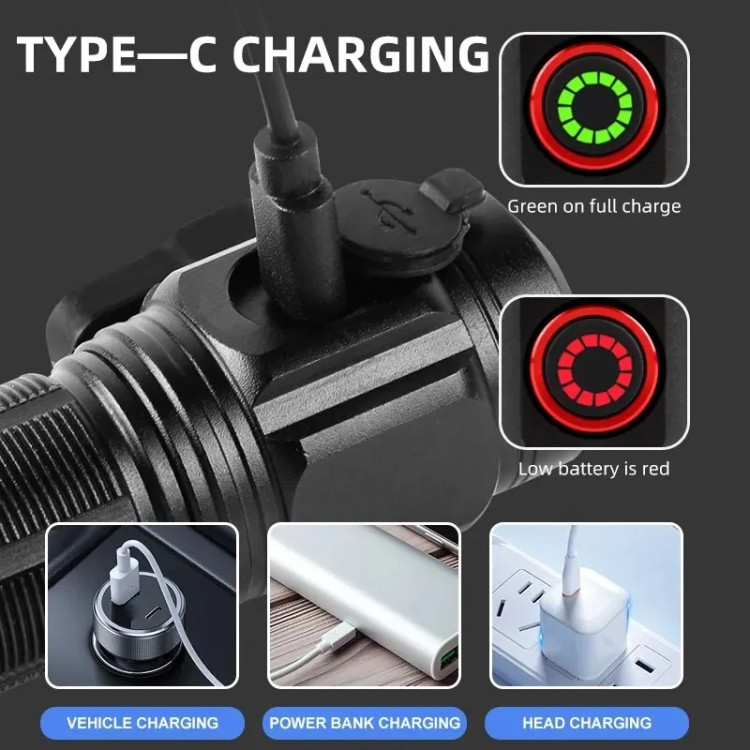 چراغ قوه مینی چهار لامپه مدل W5183