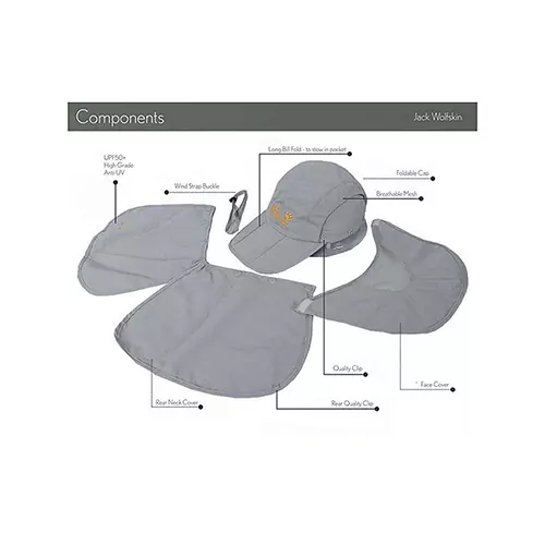 کلاه کوهنوردی سه تکه جک ولف اسکین