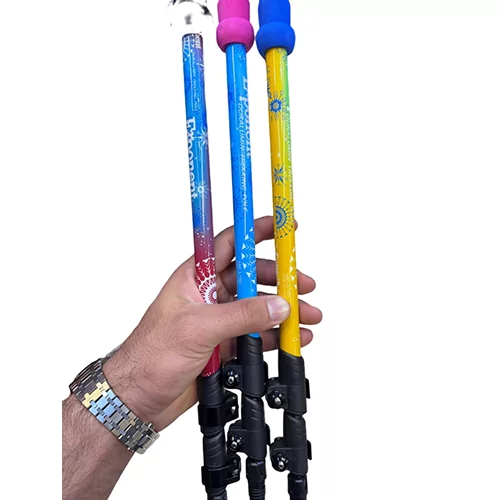 عصای کوهنوردی کلیپس فلزی دسته اسفنجی اکسپوننت Exponent 7075