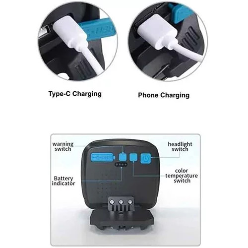 پروژکتور و چراغ کار شارژی مدل W893-1
