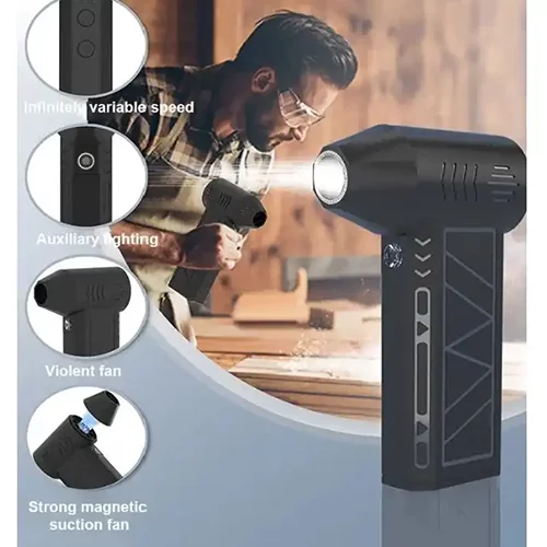 مینی جت فن و دمنده شارژی زینگارو مدل ZY7400-PRO