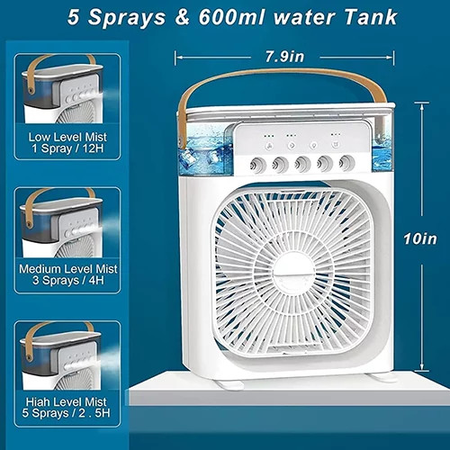 مینی کولر مه پاش رومیزی Air Cooler Fan