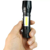 چراغ قوه پلیسی زوم دار مینی مدل XPE+COB درجه یک