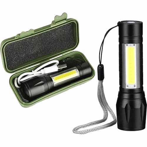 چراغ قوه پلیسی زوم دار مینی مدل XPE+COB اورجینال