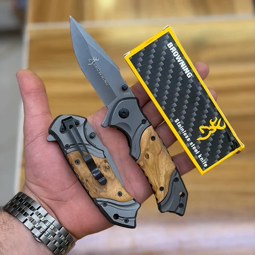 چاقوی تاشو جیبی برونینگ BROWNING مدل X49 اصلی