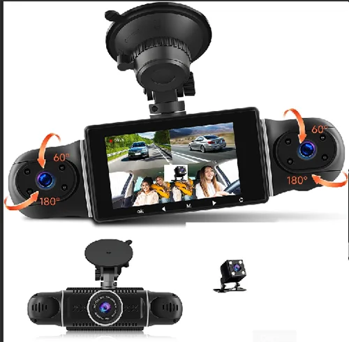 دوربین ثبت وقایع خودرو 4 لنزه 360 درجه وای فای دار Black Box M2 کیفیت عالی