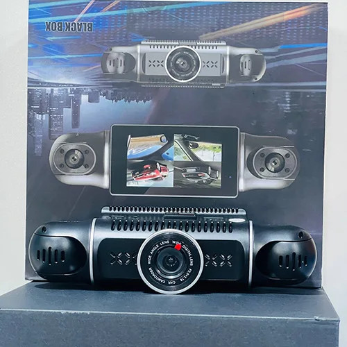 دوربین ثبت وقایع خودرو 4 لنزه 360 درجه وای فای دار Black Box M2 حرفه ای