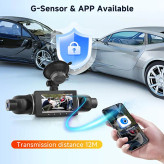 دوربین ثبت وقایع خودرو 4 لنزه 360 درجه وای فای دار Black Box M2 جدید