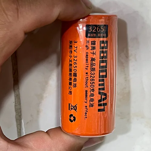 باتری لیتیومی شارژی اسمال سان 8800mAh مدل 32650 جدید