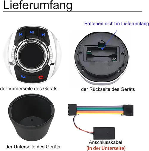ریموت کنترل مانیتور و پخش مدل لیوانی طرح BMW درجه یک