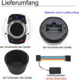 ریموت کنترل مانیتور و پخش مدل لیوانی طرح BMW درجه یک