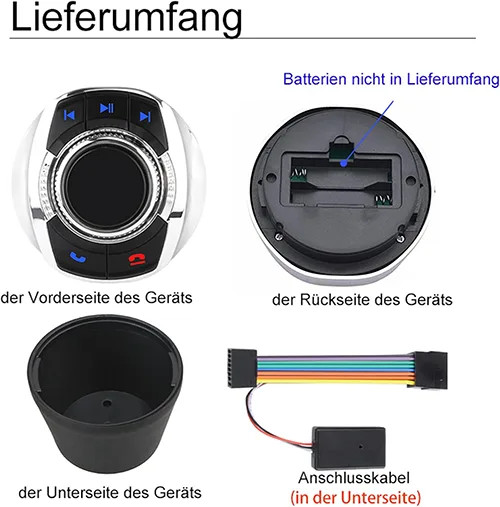 ریموت کنترل مانیتور و پخش مدل لیوانی طرح BMW کیفیت عالی