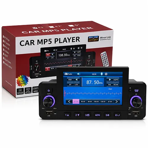 رادیو پخش تصویری 4.3 اینچی مدل Car MP5 Player 4311 درجه یک